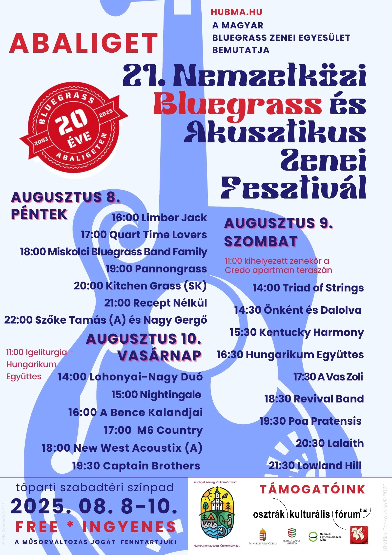 Fesztiválprogram 2025. Abaliget